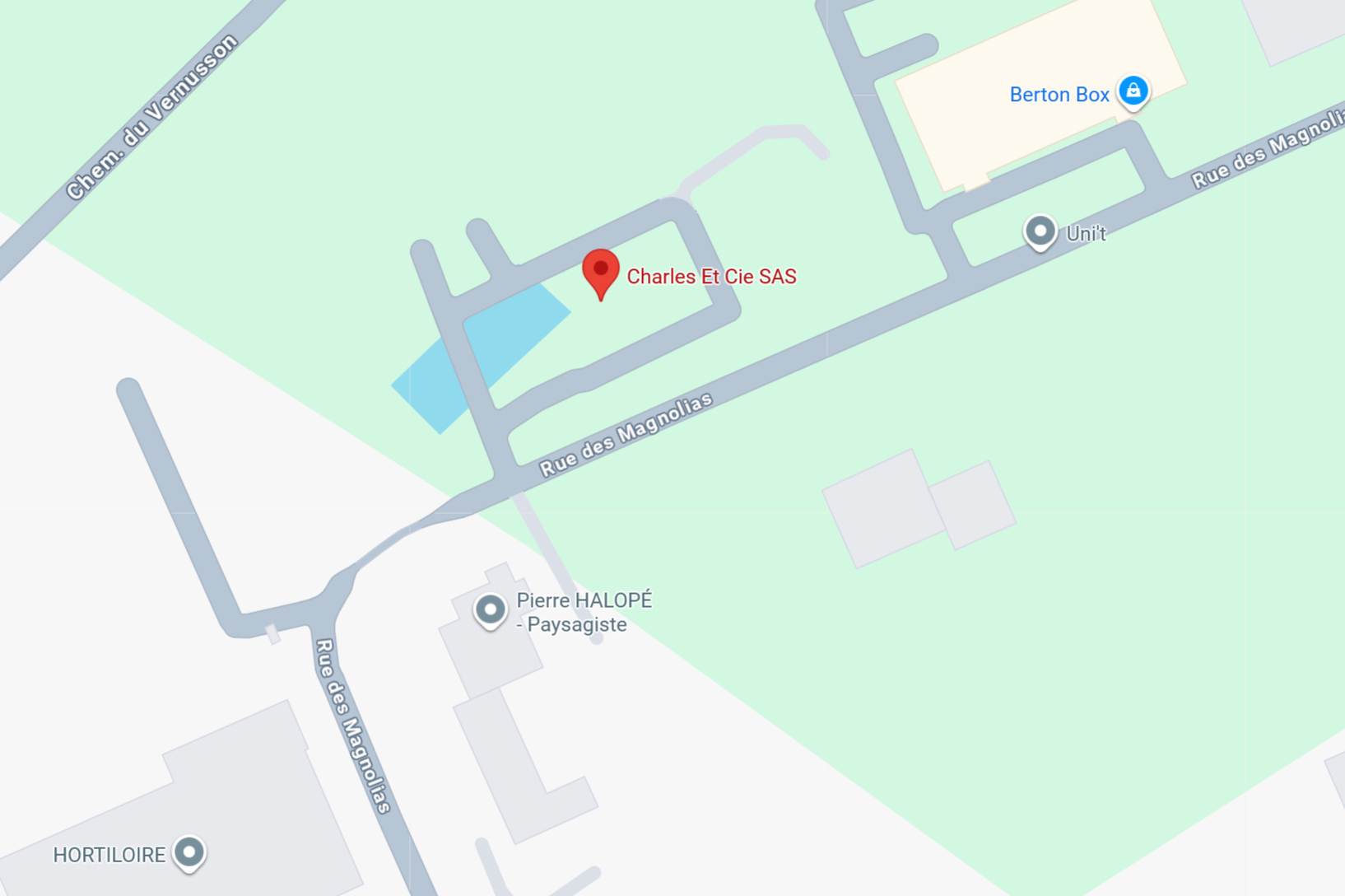 Plan d'accès Charles & Cie - 13 rue des Magnolias, 49130 Les Ponts-de-Cé